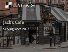 Tablet Screenshot of jacks-cafe.com